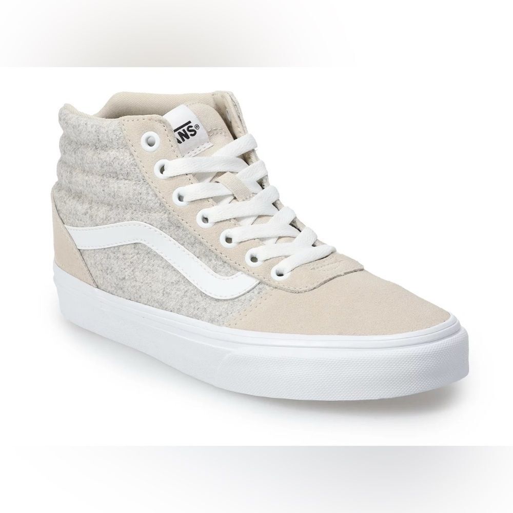 Vans Women’s Ward Grey Suede High Top Shoe NWOT